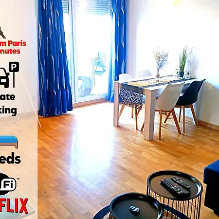 Paris-stade De France, Metro, Parking, 6 Personnes Apartment